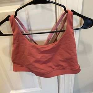 Lululemon salmon pink colored energy bra. Size 12